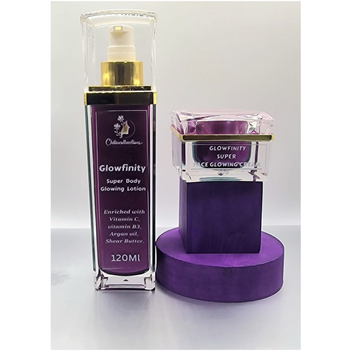Glowfinity Super  Body Glowing  Lotion + Face Lightening cream Set - Image 4