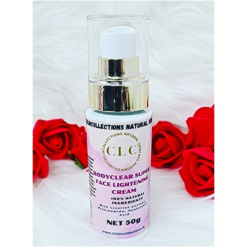 BODYCLEAR SUPER FACE LIGHTENING CREAM  100% NATURAL INGREDIENTS 50ml